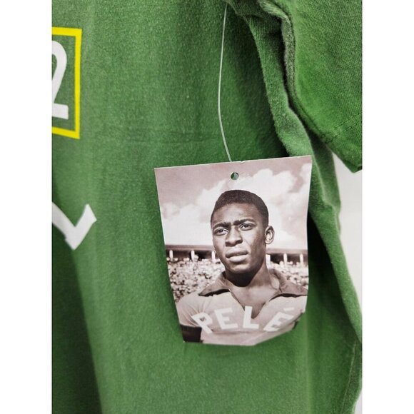 New Roots of Fight Pele Brasil TShirt Mens XXL Green Shirt - Picture 2 of 6